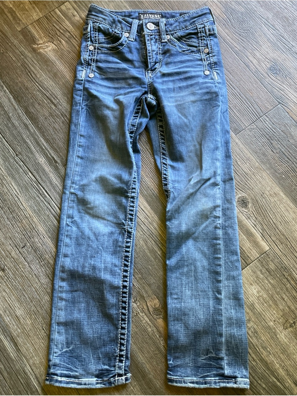 Salvage Blue Kids Straight-Leg Jeans